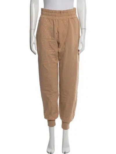 Pre-owned Generation Love Printed Crystal Embellishments Sweatpants In Neutrals