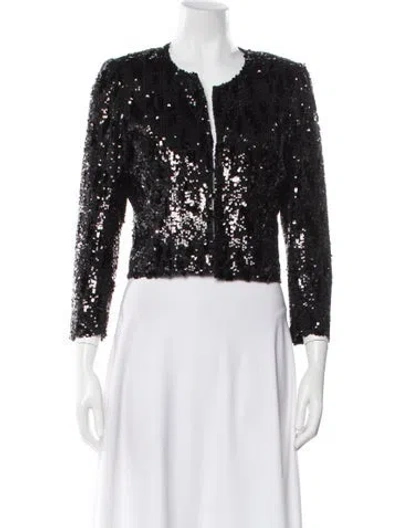 Pre-owned Generation Love Printed Evening Jacket In Black