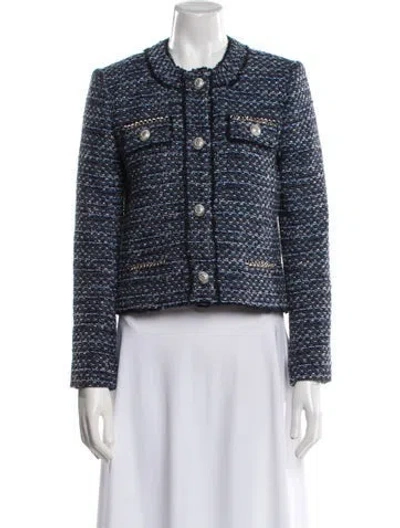 Pre-owned Generation Love Printed Evening Jacket In Blue