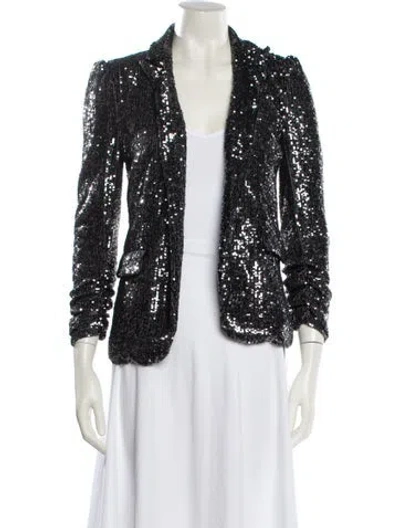 Pre-owned Generation Love Printed Evening Jacket In Gray