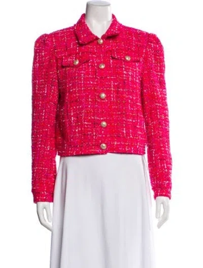 Pre-owned Generation Love Printed Evening Jacket In Pink