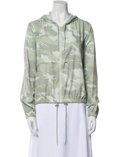 Pre-owned Generation Love Printed Jacket In Green