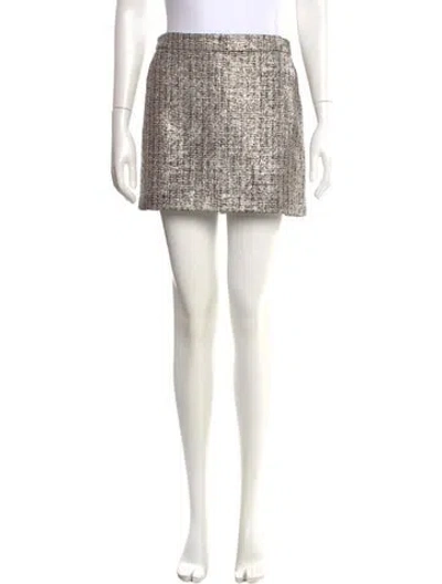 Pre-owned Generation Love Printed Mini Skirt In Yellow