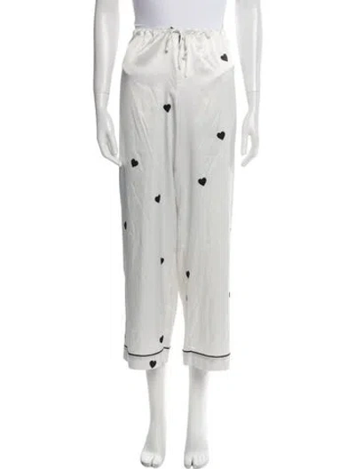 Pre-owned Generation Love Printed Pajamas In White