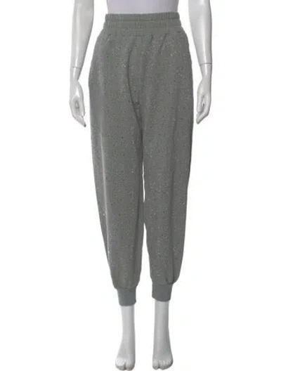 Pre-owned Generation Love Printed Wide Leg Pants In Gray