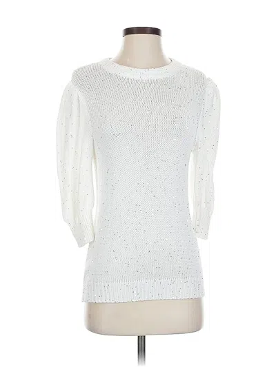 Pre-owned Generation Love Pullover Sweater In White