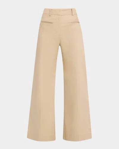 Generation Love Rayne Gabardine Pants In Taupe