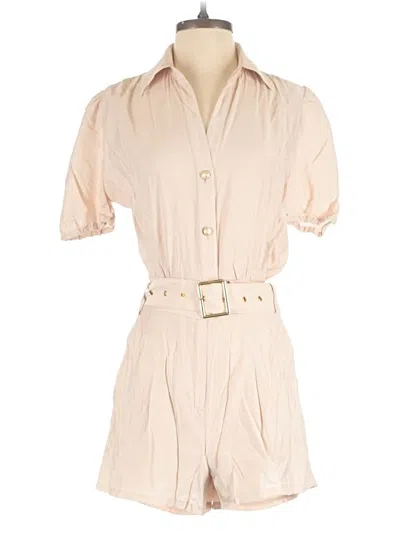 Pre-owned Generation Love Romper In Tan