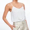 GENERATION LOVE RORY CRYSTAL SILK CAMISOLE TOP