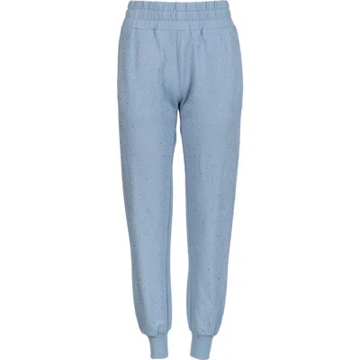 Generation Love Ruel Compact Crystal Sweatpants In Blue