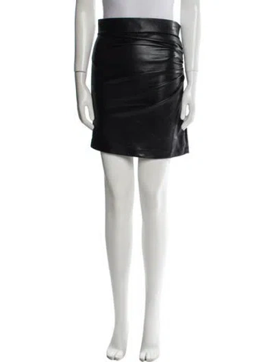 Pre-owned Generation Love Ruffle Embellishment Mini Skirt In Black