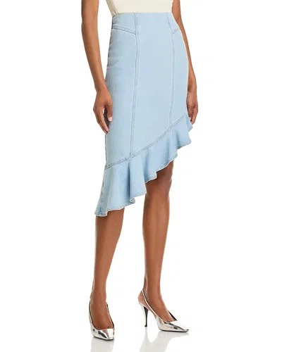 Generation Love Sable Cascade Denim Skirt In Blue