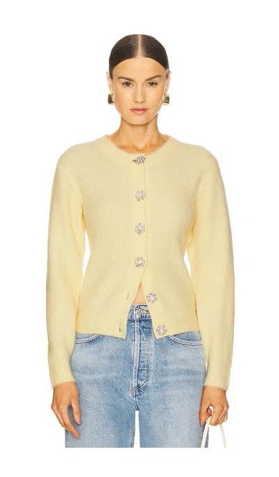 Generation Love Savera Cardigan In Yellow