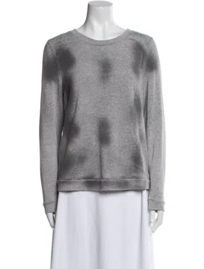 Pre-owned Generation Love Scoop Neck Long Sleeve Sweatshirt In Blue