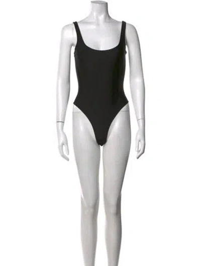 Pre-owned Generation Love Scoop Neck Sleeveless Bodysuit W/ Tags In Black/white