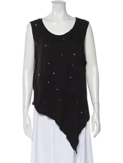 Pre-owned Generation Love Scoop Neck Sleeveless Top In Multi