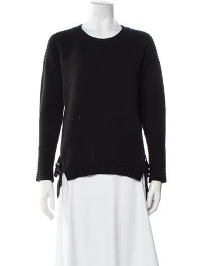 Pre-owned Generation Love Scoop Neck Sweater In Black
