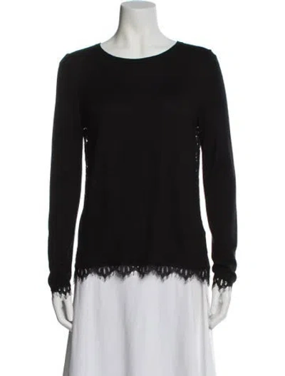 Pre-owned Generation Love Scoop Neck Sweater In Black