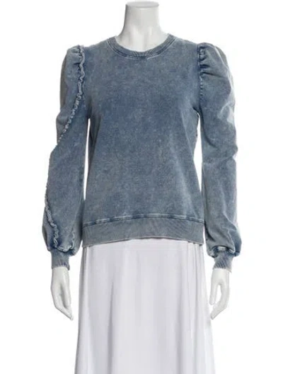 Pre-owned Generation Love Scoop Neck Sweater In Blue