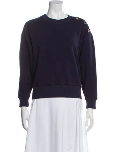 Pre-owned Generation Love Scoop Neck Sweater In Purple