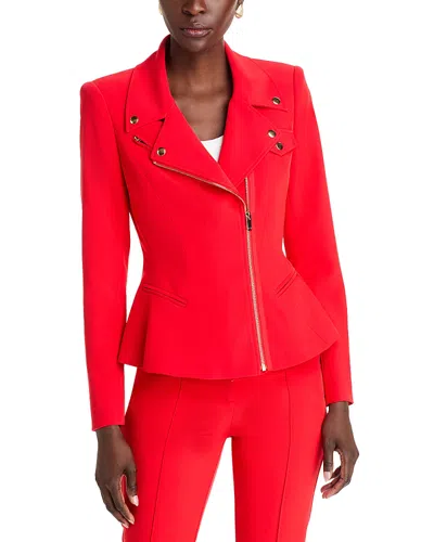 Generation Love Selah Crepe Moto Jacket In Flame