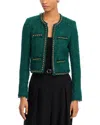 Generation Love Serena Chain Trim Blazer In Forest