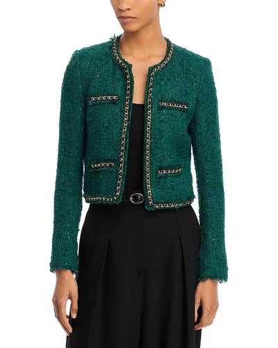 Generation Love Serena Chain Trim Blazer In Forest