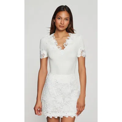 Generation Love Shiloh 3d Lace Combo Top In White