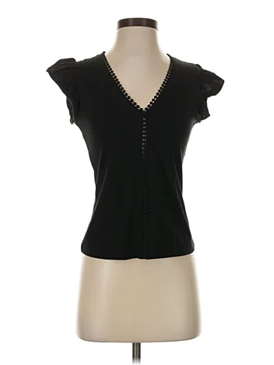 Pre-owned Generation Love Short Sleeve Top Black Sweetheart Neckline Tops