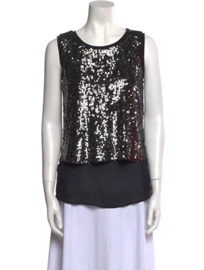 Pre-owned Generation Love Silk Mini Dress In Black