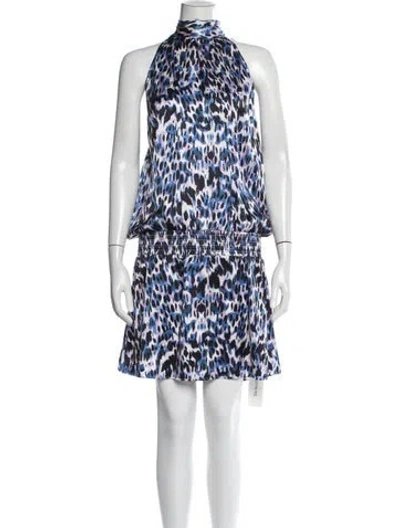 Pre-owned Generation Love Silk Mini Dress In Purple