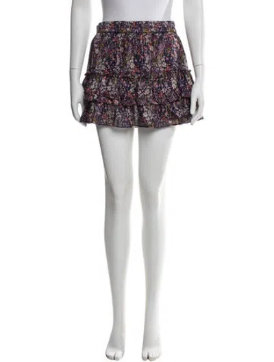 Pre-owned Generation Love Silk Mini Skirt In Green
