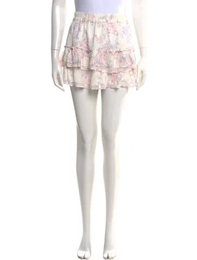 Pre-owned Generation Love Silk Mini Skirt In Purple