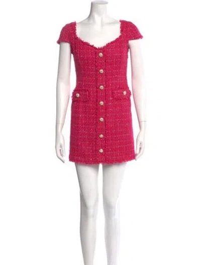 Pre-owned Generation Love Square Neckline Mini Dress In Pink