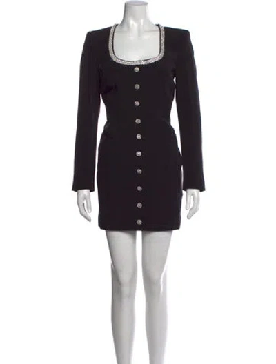 Pre-owned Generation Love Square Neckline Mini Dress W/ Tags In Black