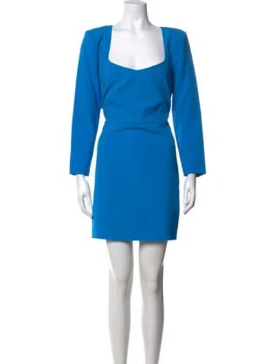 Pre-owned Generation Love Square Neckline Mini Dress W/ Tags In Blue