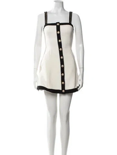 Pre-owned Generation Love Square Neckline Mini Dress W/ Tags In Neutrals
