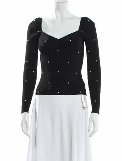 Pre-owned Generation Love Square Neckline Sweater In Black