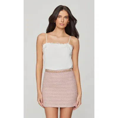 Generation Love Stella Tweed Skirt In Neutral