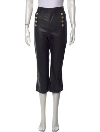 Pre-owned Generation Love Straight Leg Pants In Black