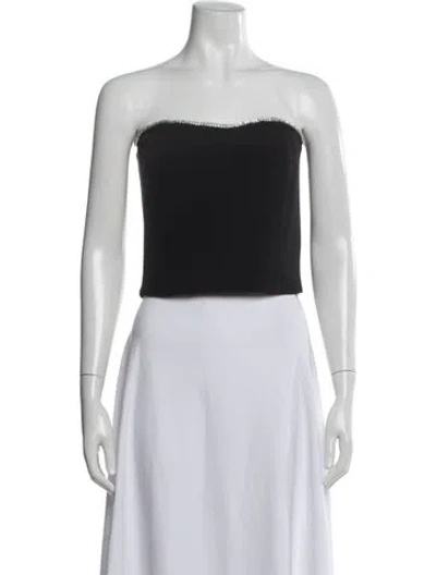 Pre-owned Generation Love Strapless Crop Top W/ Tags In Black