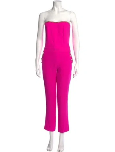 Pre-owned Generation Love Strapless Jumpsuit In Pink