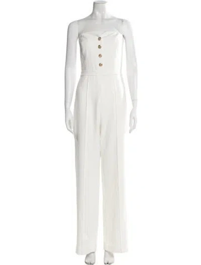 Pre-owned Generation Love Strapless Jumpsuit W/ Tags In White
