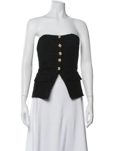 Pre-owned Generation Love Strapless Top In Black