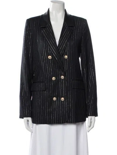 Pre-owned Generation Love Striped Blazer In Blue