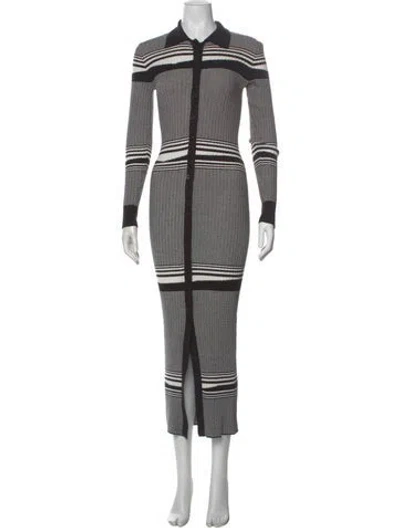 Pre-owned Generation Love Striped Long Dress In Multi