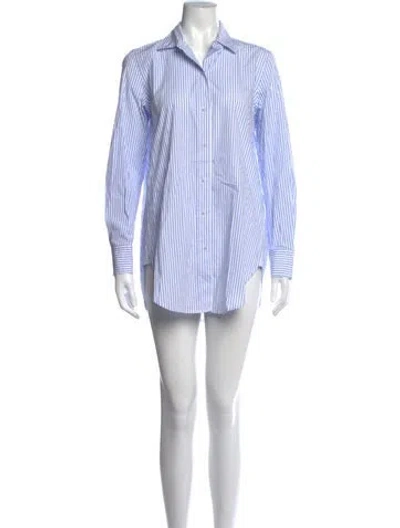Pre-owned Generation Love Striped Mini Dress W/ Tags In Blue