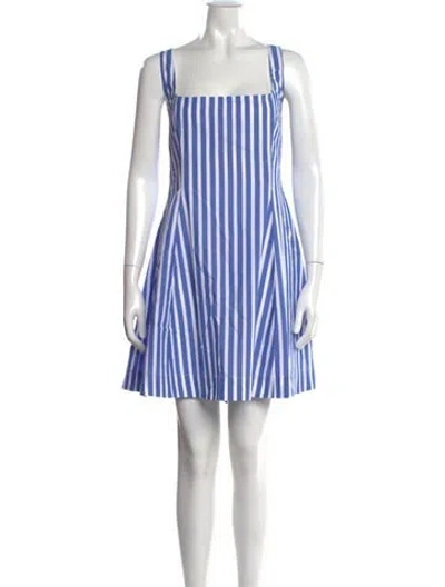 Pre-owned Generation Love Striped Mini Dress W/ Tags In Blue