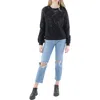 Generation Love Susan Womens Fleece Sequined Sweatshirt In Black