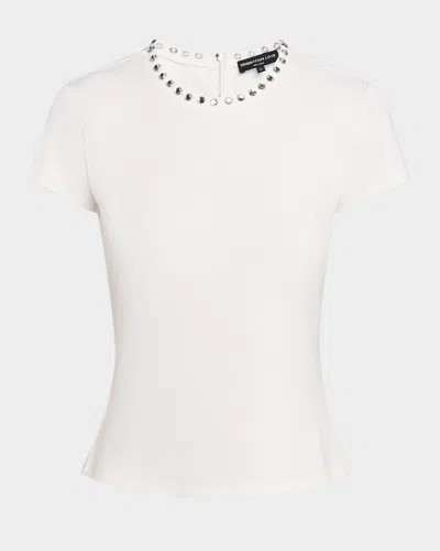 Generation Love Tate Embellished Short-sleeve Top